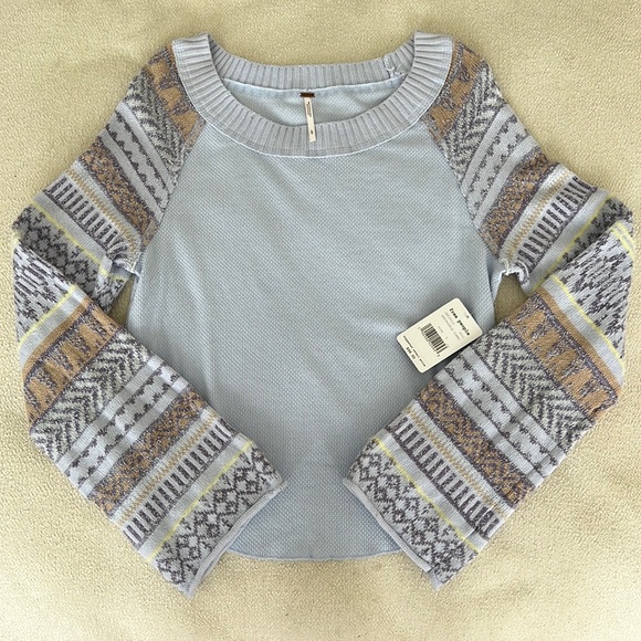 Free People Tops - Periwinkle Free People long sleeve